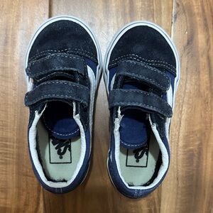 Vans Blue Velcro Sneakers